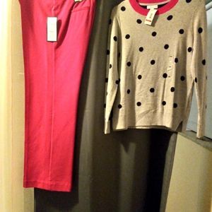 Charter Club Sweater and Trouser set